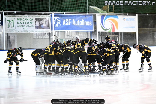 2024-09-25 Hockey Como-Mastini Varese 00937 Squadra